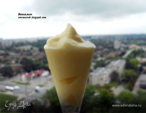 Мангово-кокосовое сорбе Мангово-кокосовое сорбе