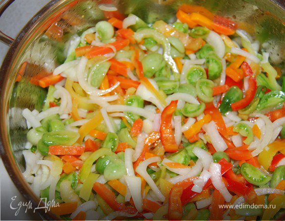 Салат из зеленых помидоров