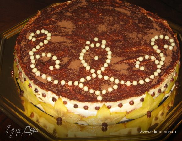 Дынный торт-тирамису