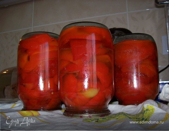 Болгарский перец в рассоле Болгарский перец в рассоле