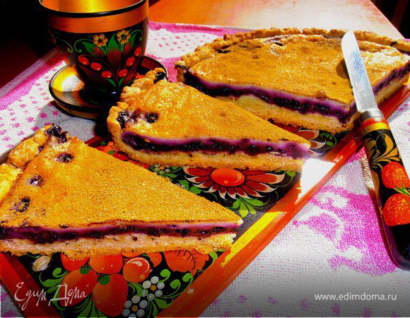 Пирог с черникой на сметане (объеденье) Пирог с черникой на сметане (объеденье)