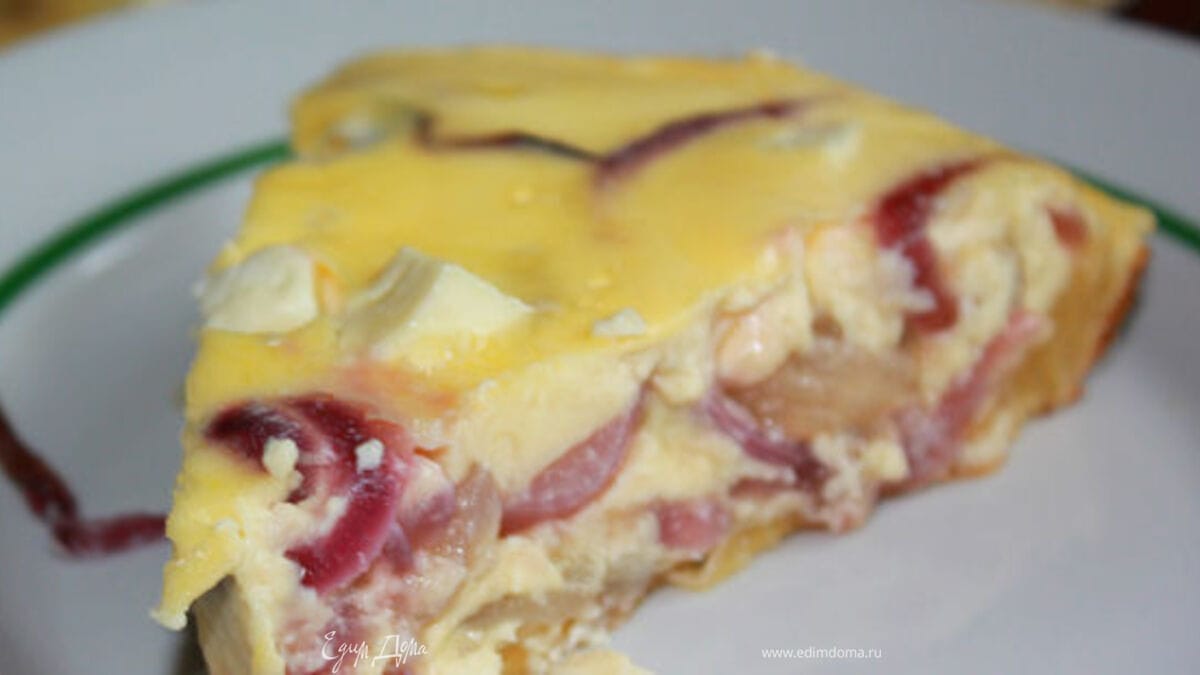 Золотистый луковый пирог