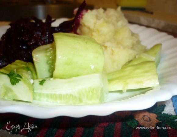 Огурчики "ядреные", малосольные в собственном соку 