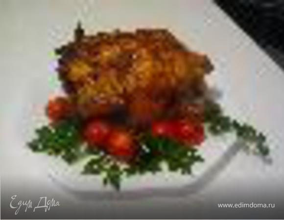 Цыпленок на бутылке