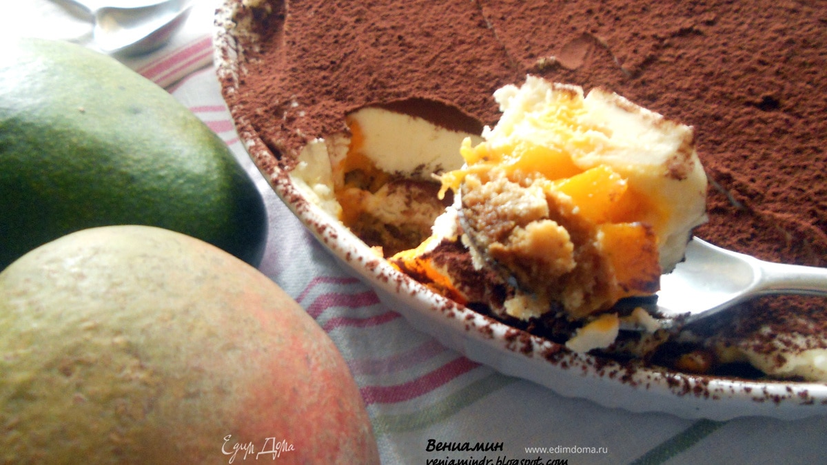 Манговый тирамису