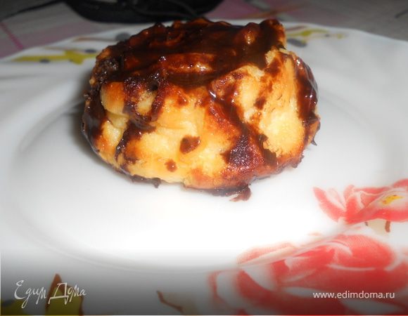 творожная запеканка с шоколадной глазурью