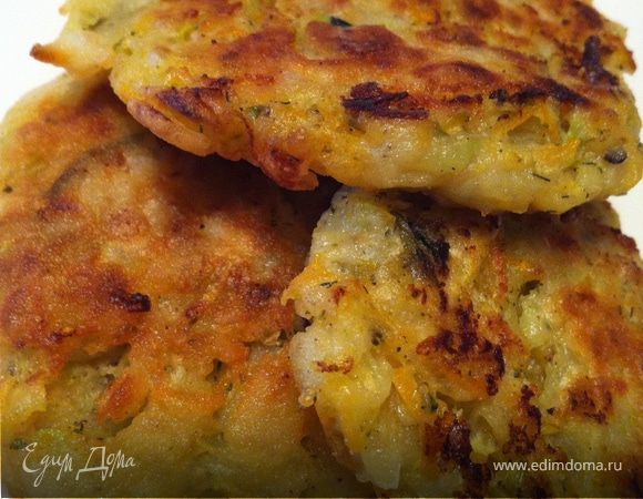 Пряные оладушки из кабачков