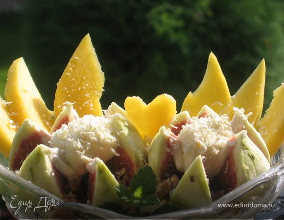 Фруктовый десерт с сыром Маскарпоне Фруктовый десерт с сыром Маскарпоне