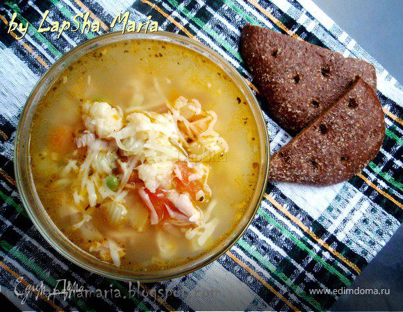 Минестроне с курицей