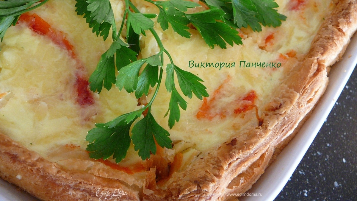 Пирог с крабами