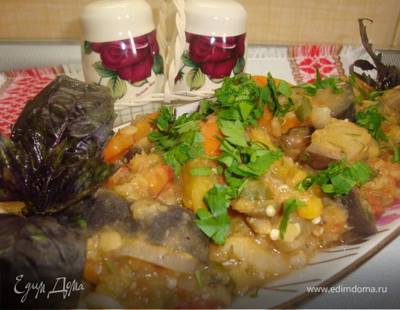 Чечевица с овощами Чечевица с овощами