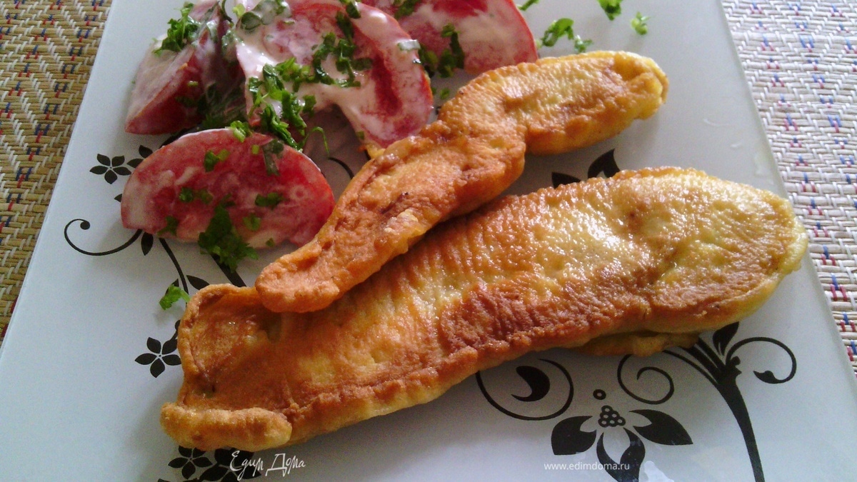 Куриная грудка в кляре (маринованная в бальзамическом уксусе)