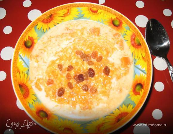 Тыквенная каша на молоке