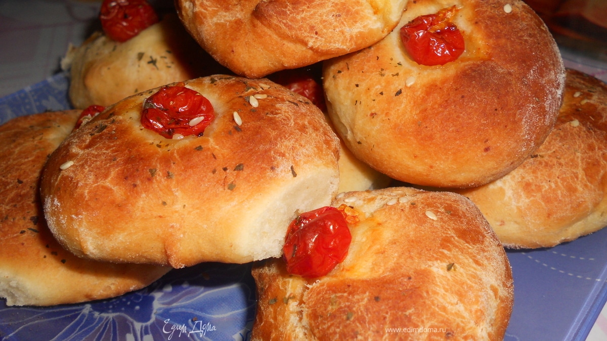 булочки с помидорками черри