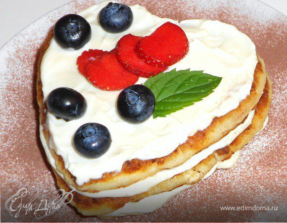 Сырники с кремом для доченьки Сырники с кремом для доченьки