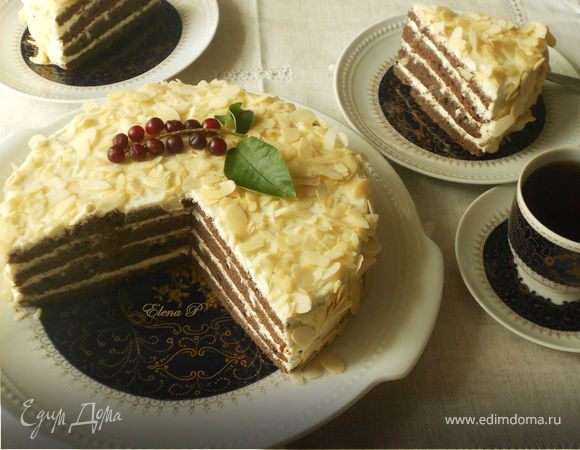 Миндально-черемуховый торт Миндально-черемуховый торт