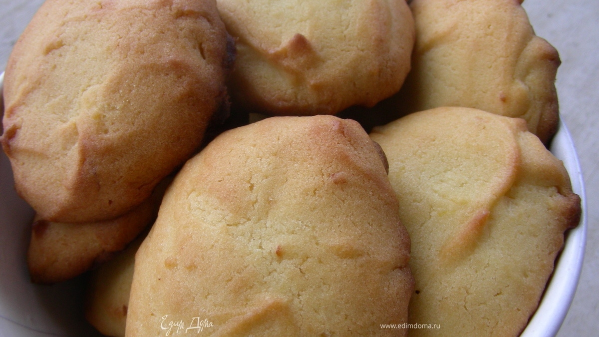 Лимонное печенье на желтках