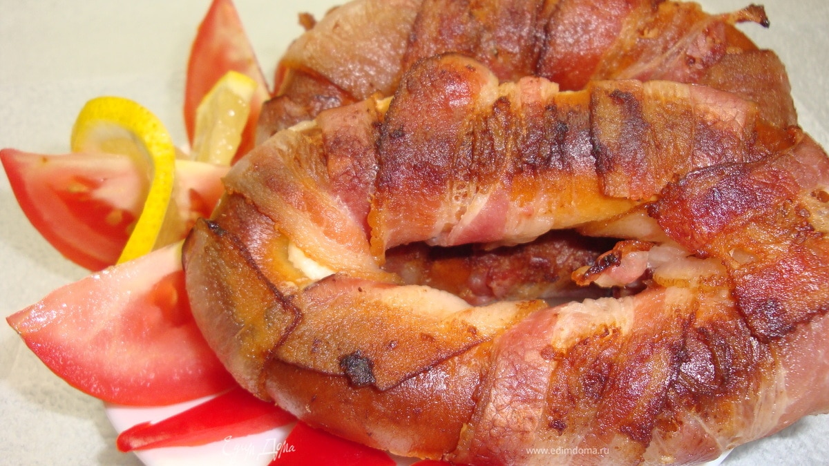 Баранки в беконе