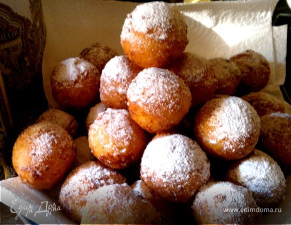 Творожные шарики (пончики), пошаговый рецепт на ккал, фото, ингредиенты - Анна