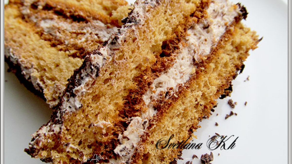 Медовик "Осенний" в шоколадной крошке