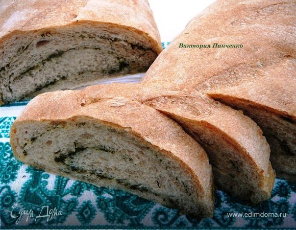 Батон с укропом и чесноком для Наташи (Чиши)