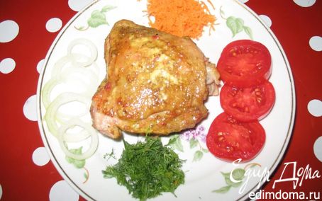 Рецепт Куриные бедра, запеченные в духовке