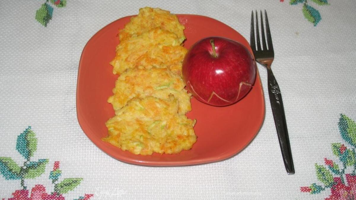 Оладьи разноцветные