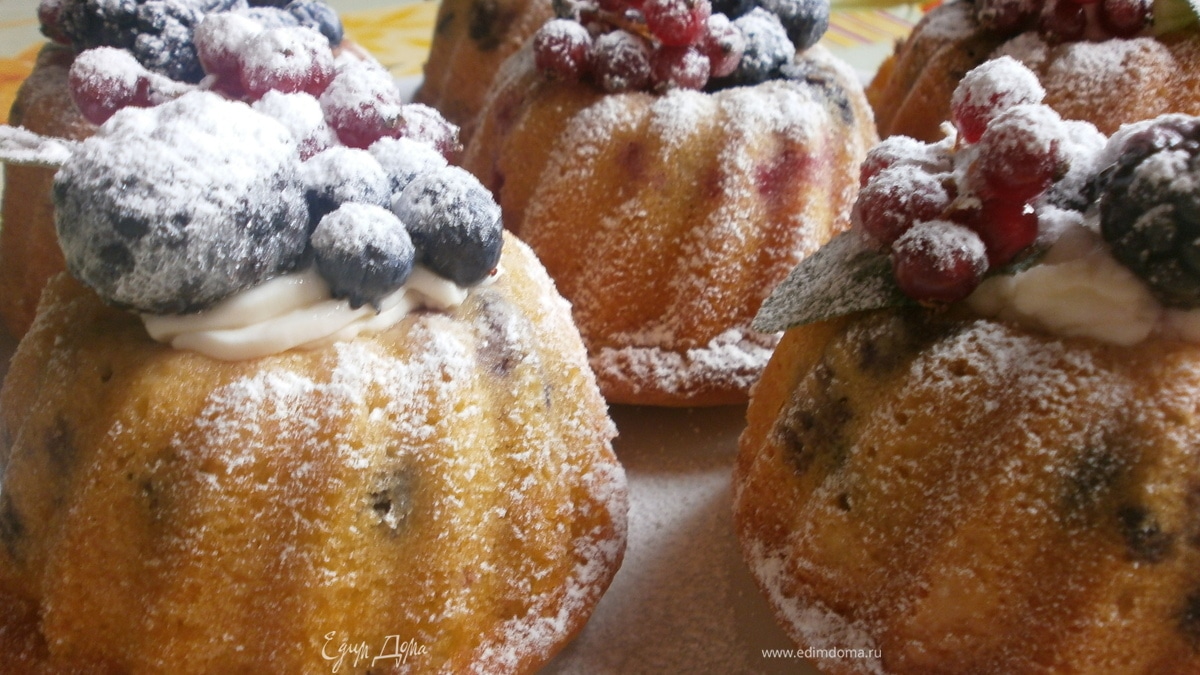 Маффины с лесными ягодами "Валь Д* Аоста"