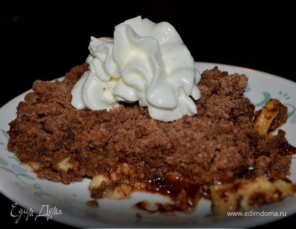 Бананово-шоколадный крамблс