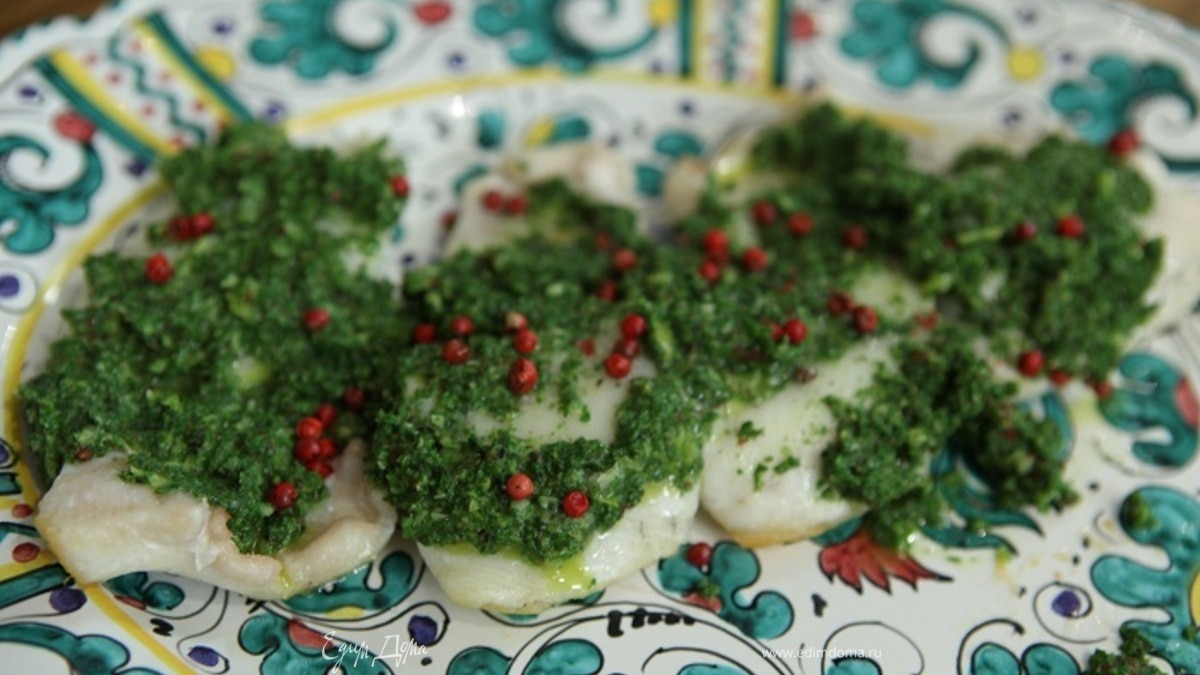 Рыба в мятном соусе