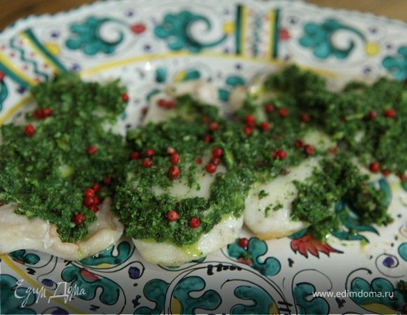 Рыба в мятном соусе Рыба в мятном соусе