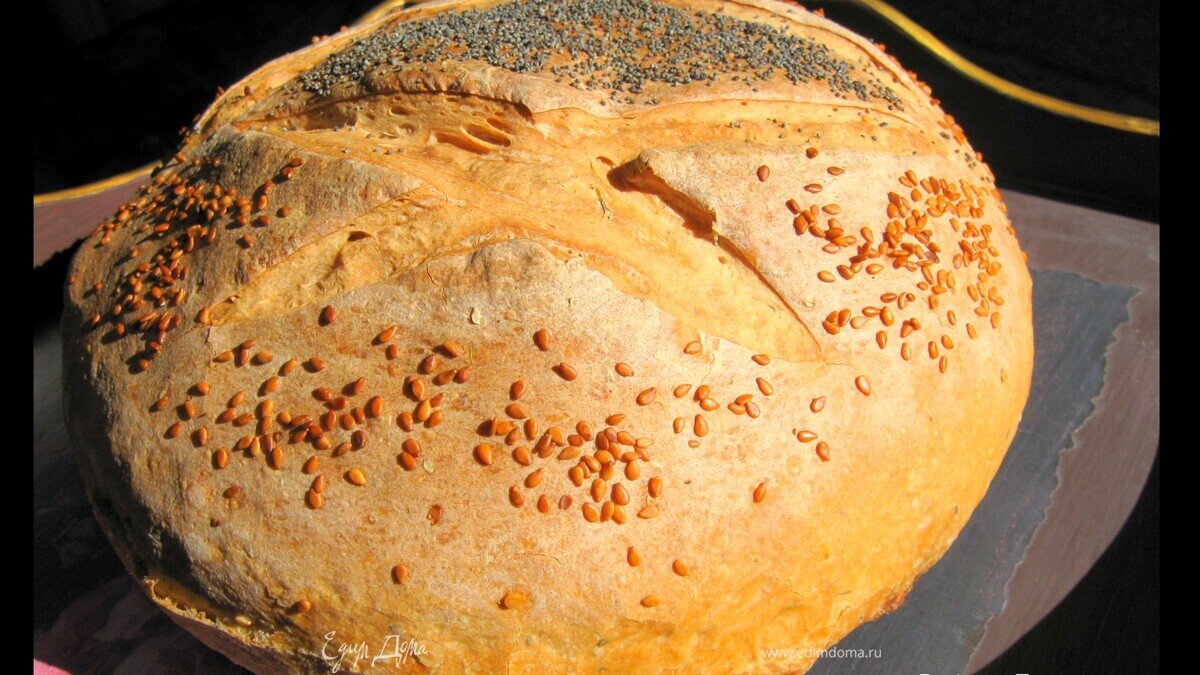 Ароматный воздушный пшеничный хлеб