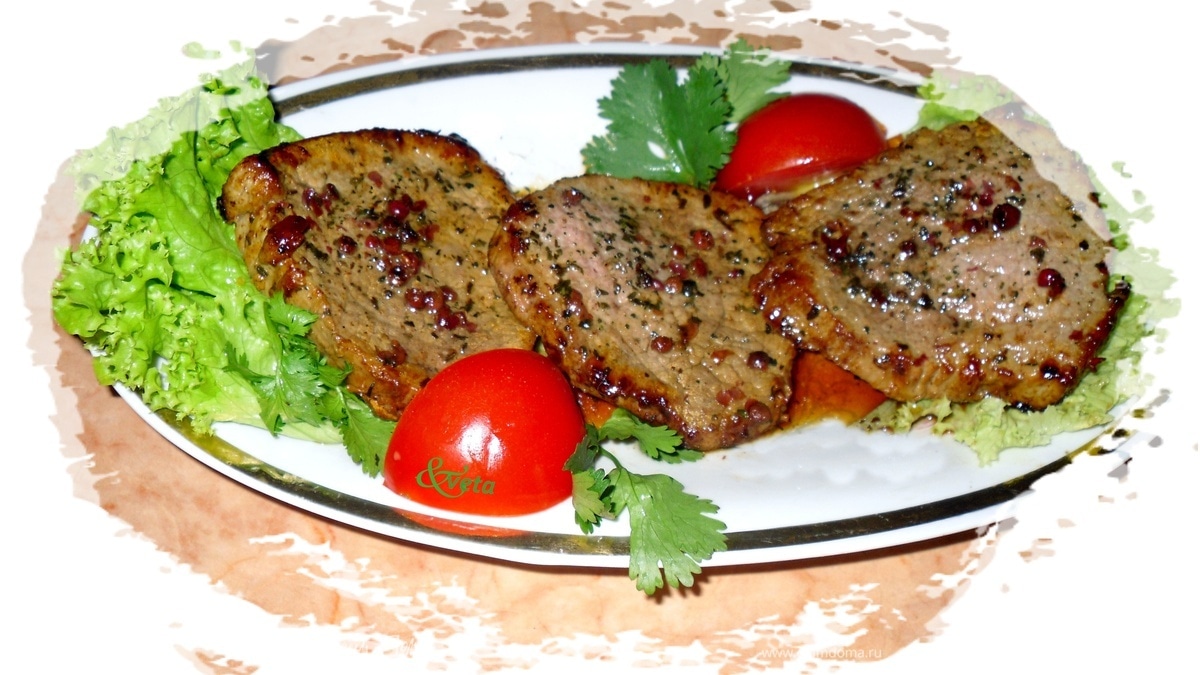 Медальоны из телятины