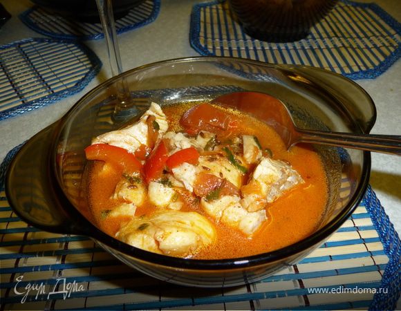 Рыбное рагу с тмином