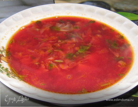 Постный борщ с килькой Постный борщ с килькой