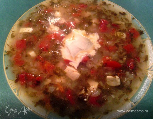 Хорватский суп с брынзой Хорватский суп с брынзой