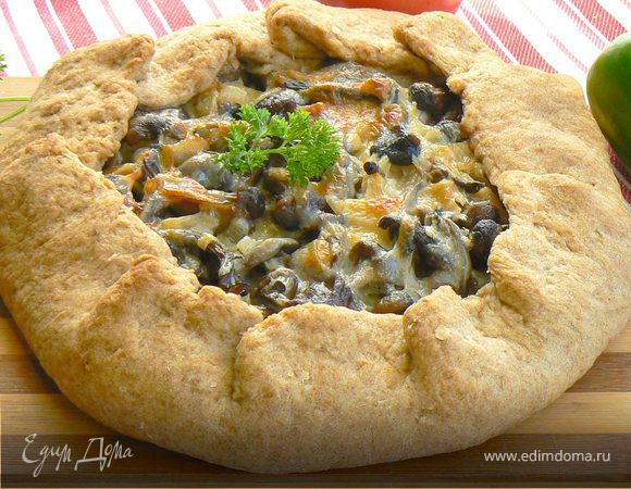 пшенично-ржаная галета с опятами