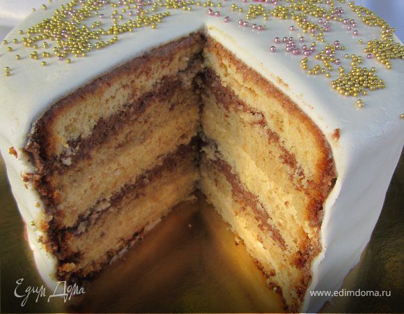 Торт "Персиково-шоколадный" Торт "Персиково-шоколадный"