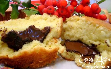 Рецепт Сливочное пирожное с шоколадом