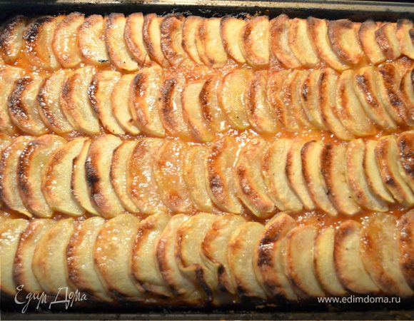 Яблочная пицца Яблочная пицца