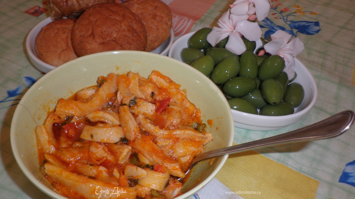 Телячья требуха (Trippa alla fiorentina)