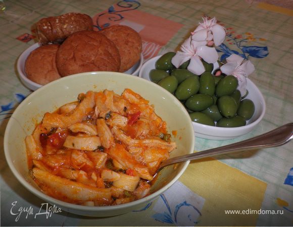 Телячья требуха (Trippa alla fiorentina)