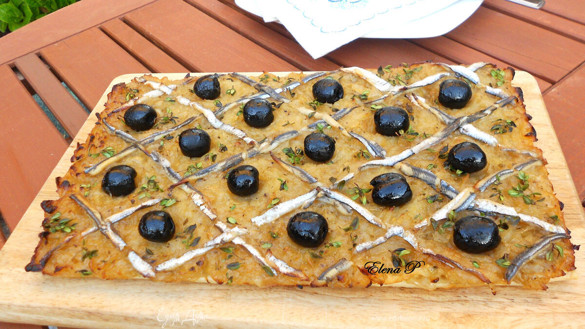 Пицца с анчоусами