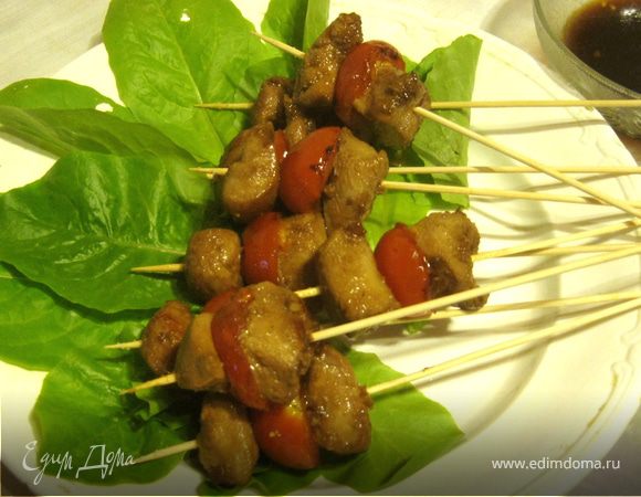 Яки-тори. Куриные шашлычки Яки-тори. Куриные шашлычки