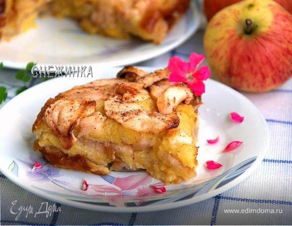 Яблочный пирог-пудинг Яблочный пирог-пудинг