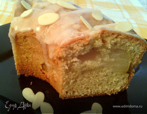 Грушевый пирог с марципаном Грушевый пирог с марципаном