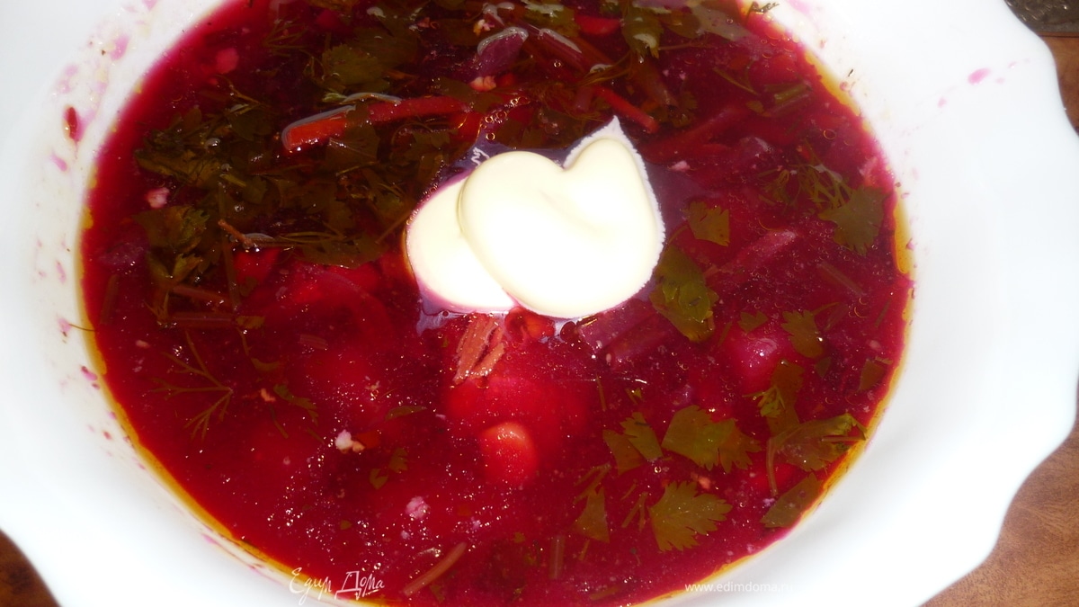 борщ-экспромп без капусты