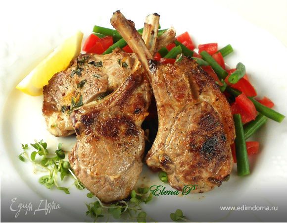 Бараньи котлеты на косточке Бараньи котлеты на косточке