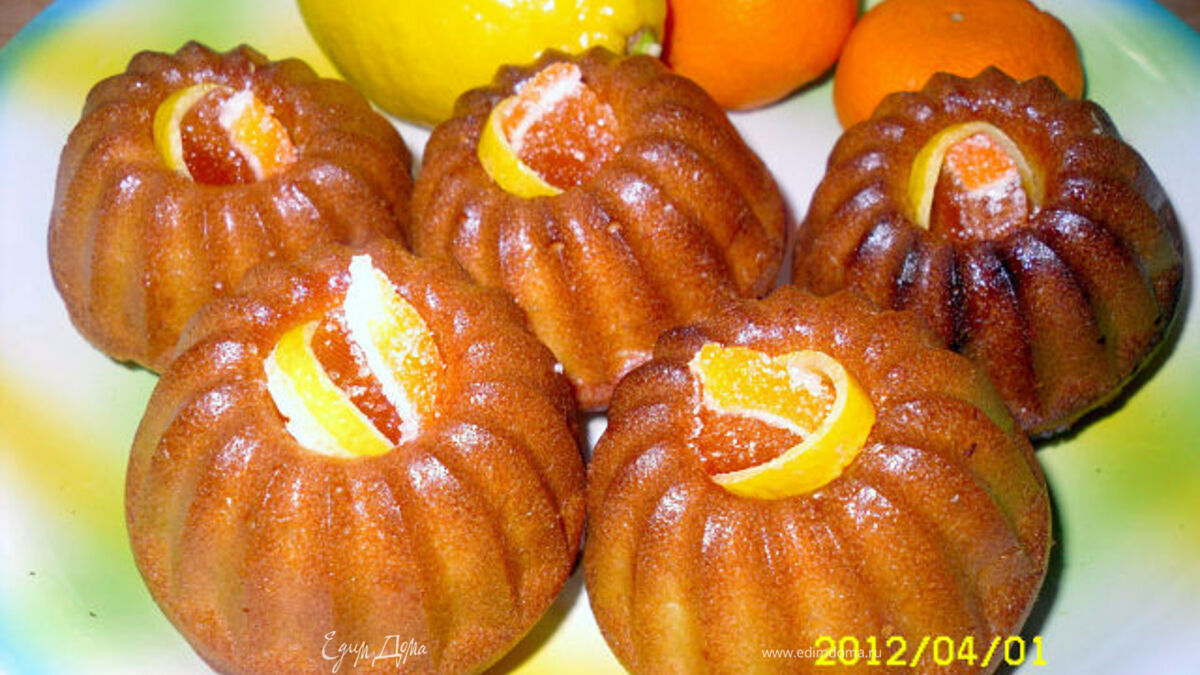 Кексы лимонные