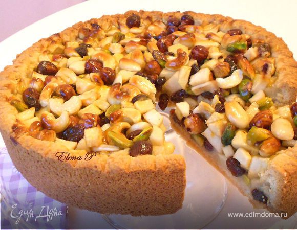 "Пирог изобилия" или яблочно-ореховый флай.(Готовим с "HomeQueen Corporation ") "Пирог изобилия" или яблочно-ореховый флай.(Готовим с "HomeQueen Corporation ")